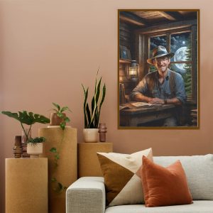 Man In A Cabin