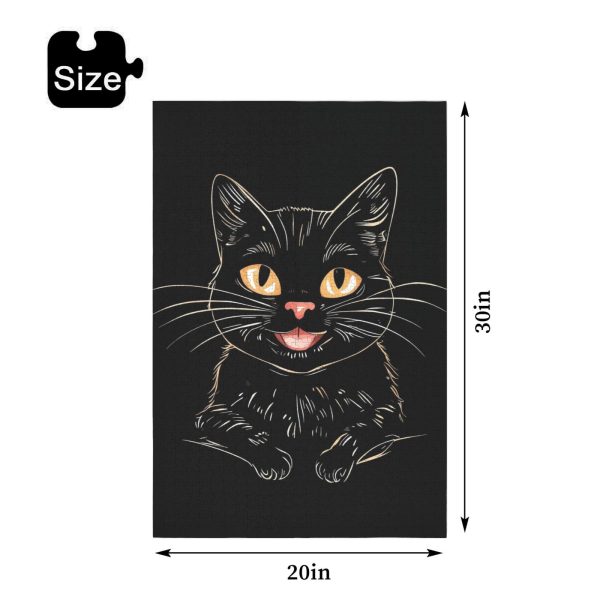 2f744cd9391a94643ce4330b0c9b5240 Shadowed Feline Jigsaw Puzzle