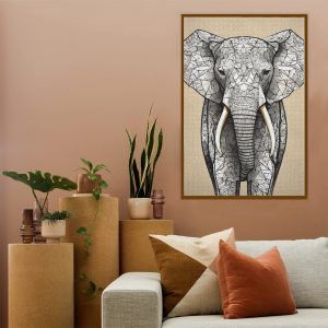 2faa32c8b18f2591efefe6a2ebda370f Black and White Elephant