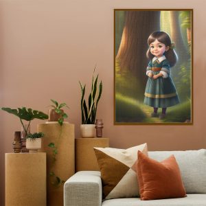 Little Girl In The Woods