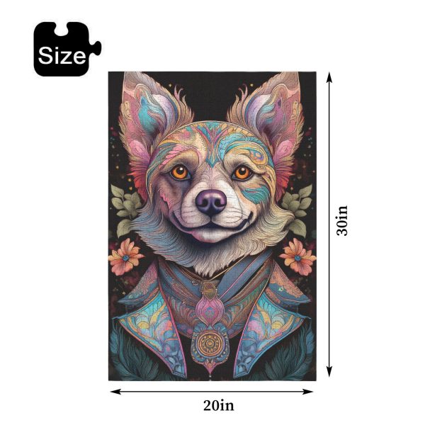 Majestic Whimsy Wolf