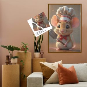 16 Chef Mouse Jigsaw Puzzle - 1000 & 500 Pieces