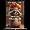 Adorable Chef Raccoon Jigsaw Puzzle Enthusiasts