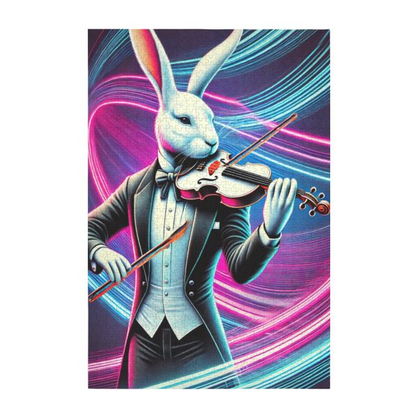 Mesmerizing Rabbit Violinist