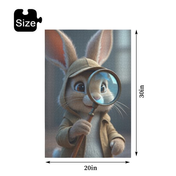 Adorable Detective Bunny