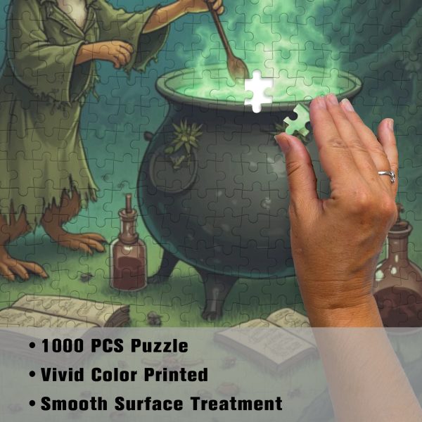507e98fbdbd690b724c78a88d809b001 Enchanted Forest Witch Squirrel Puzzle Magical Jigsaw Fun