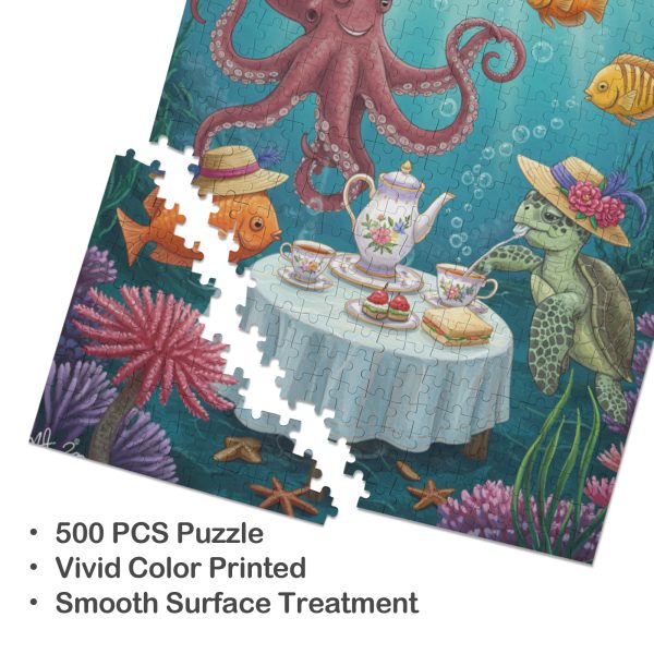 0b29cc930d8dad3cbbbee73d6e62eb63 Undersea Tea Party Jigsaw