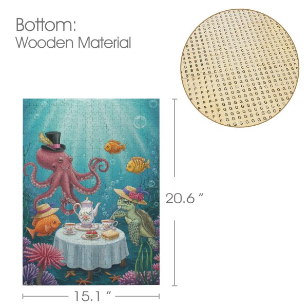 0eded1a4e8298107145f1379a20ed3c9 Undersea Tea Party Jigsaw