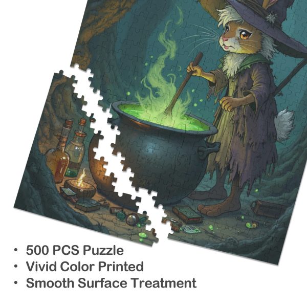 Witch Bunny Jigsaw Puzzle