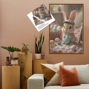 Whimsical Easter Bunny Puzzle