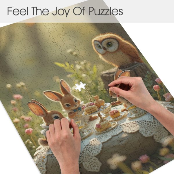 21b85bebe06e42078b427c429f5f0578 Delightful Enchanted Woodland Tea Party Jigsaw Puzzle Delight