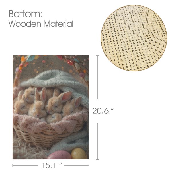 252d8f09c9356070f16e9ae06a59b0f4 Bunny Basket Jigsaw Puzzle