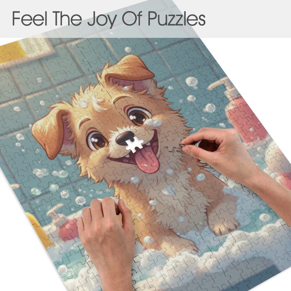 2be975dd9ca9270d6d99c48d3455df57 Puppy Bubble Bath Jigsaw