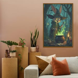 32f3722c4f023537854752c4471397f8 Bunny Wizard Jigsaw Puzzle