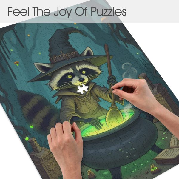 Raccoon Witch Jigsaw