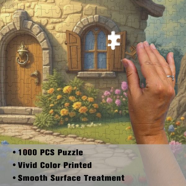 Enchanted Cottage Jigsaw Puzzle Whimsical Fun