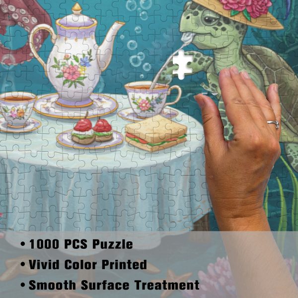 f8c21dec5751ba5c8b3ac1227f1da68e Undersea Tea Party Jigsaw