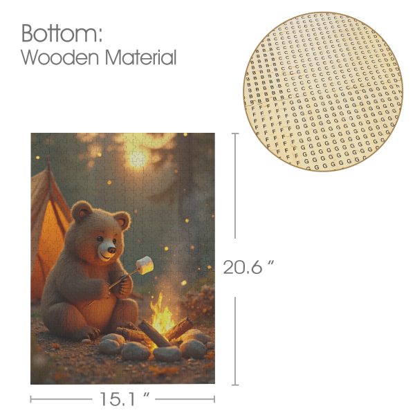 4c678c37c00b982189c01e00c90f8567 Cozy Bear Campfire Puzzle