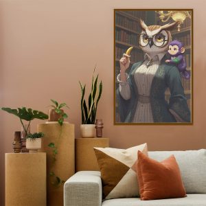 Monkey Library jigsaw Puzzle
