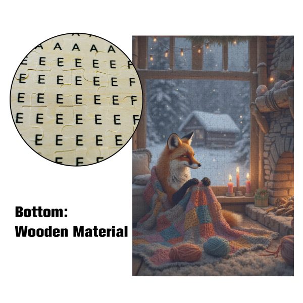 f37e4eba16e1f200b9497df399b79025 Winter Fox Jigsaw Puzzle
