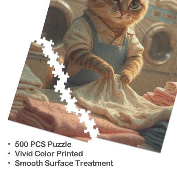 Cat Laundry Jigsaw Puzzle