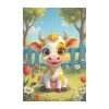 Cute Baby Cow Jigsaw Puzzle Adorable Farm Animals