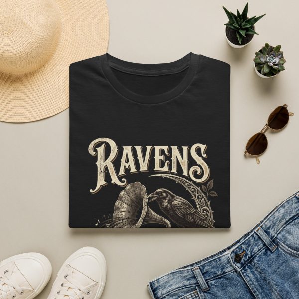 Ravens T-Shirt — "Because The Void Listens" Gothic Raven Tee