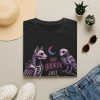 10436199748244356413_2048.jpeg T‑Shirt — “Not Broken Just Built Different” Gothic Skeleton Cat & Owl