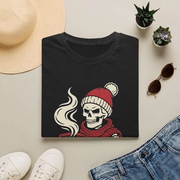 Surviving on Coffee & Christmas Spirit Skull T-Shirt — Holiday Tee