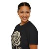 10552518579775847094_2048.jpeg Rose Guitar T-Shirt — "Music Is What Feelings Sound Like"