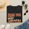 Halloween Vampire T-Shirt — "Fang You Very Much" Candy Vampire Tee