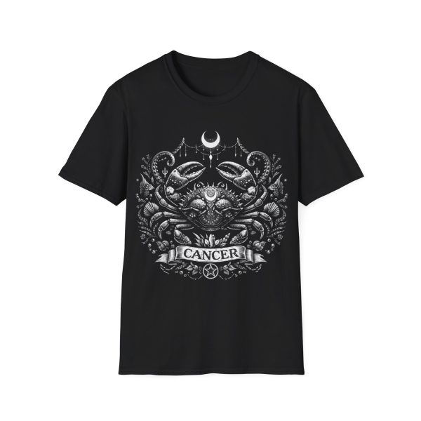 1076563723855020236_2048.jpeg Cancer Zodiac T-Shirt — Celestial Crab Moon Graphic Tee