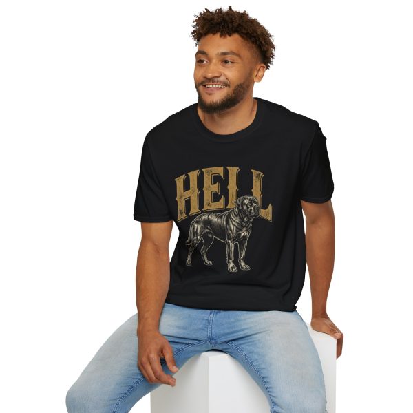 Hell Graphic T-Shirt — Vintage Mastiff Dog Tee