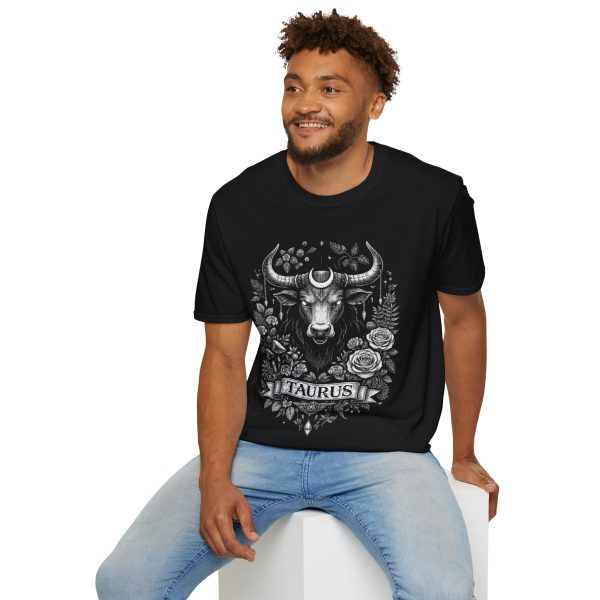 11159829483640206909_2048.jpeg Taurus Zodiac Bull T-Shirt — Celestial Floral Horoscope Tee