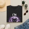 11645986738888185742_2048.jpeg I'm The Problem Black Cat T-Shirt — Gothic Purple Cat Graphic Tee