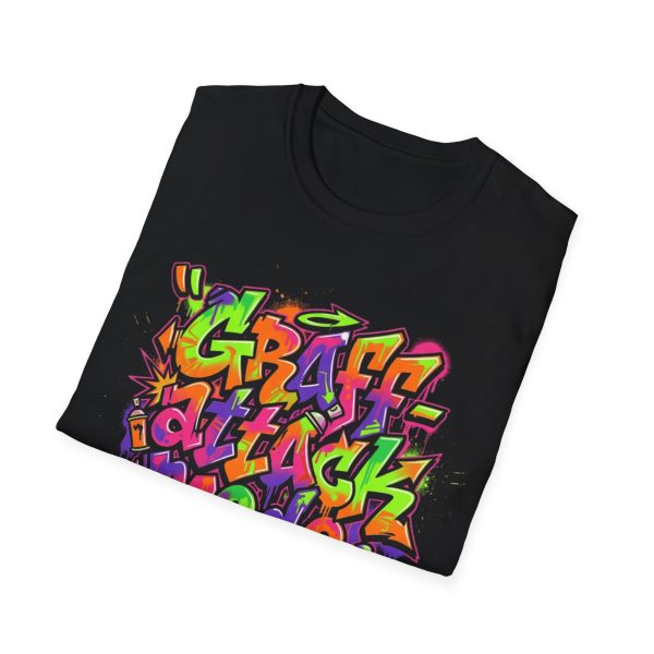 11884806198719172977_2048.jpeg Graff-Attack Graphic Tee — "Graff-Attack Mode: ON" Colorful Street Art