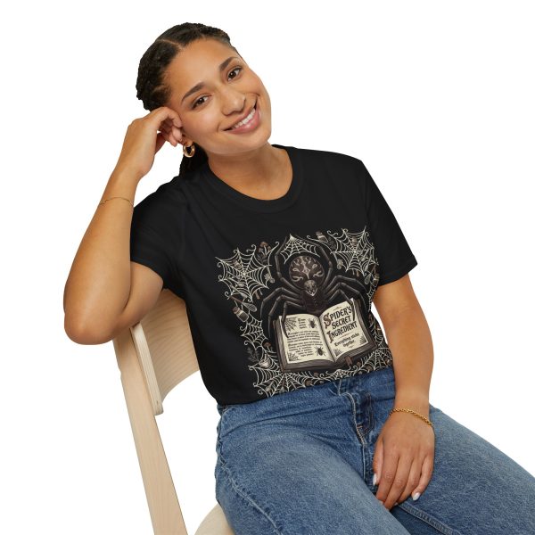 12345984214887960235_2048.jpeg Spider Grimoire T-Shirt — Gothic Spider Witch Book Illustration