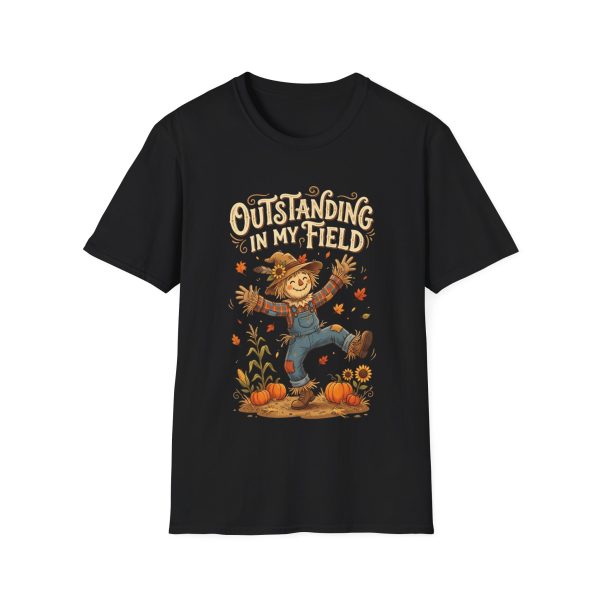 12585644292545227155_2048.jpeg T-Shirt — "Outstanding in My Field" Fall Scarecrow Tee