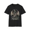 Dragon Crescent T-Shirt — "Born a Wild Dragon, Found My Purpose"