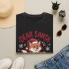 Christmas Fox T-Shirt — "Dear Santa, Worth It Though"