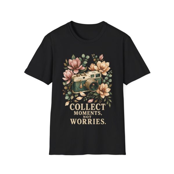 13369412995817882860_2048.jpeg Vintage Camera T-Shirt – “Collect Moments, Not Worries”