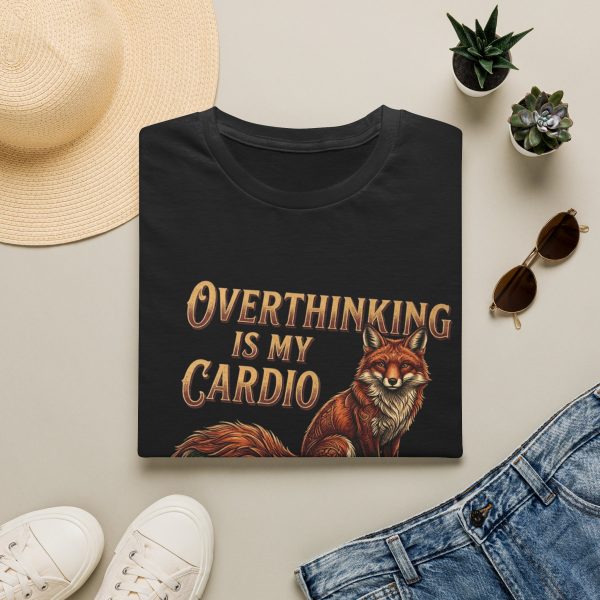 1349175033671212738_2048.jpeg Overthinking Is My Cardio Fox T-Shirt — Funny Retro Fox Tee