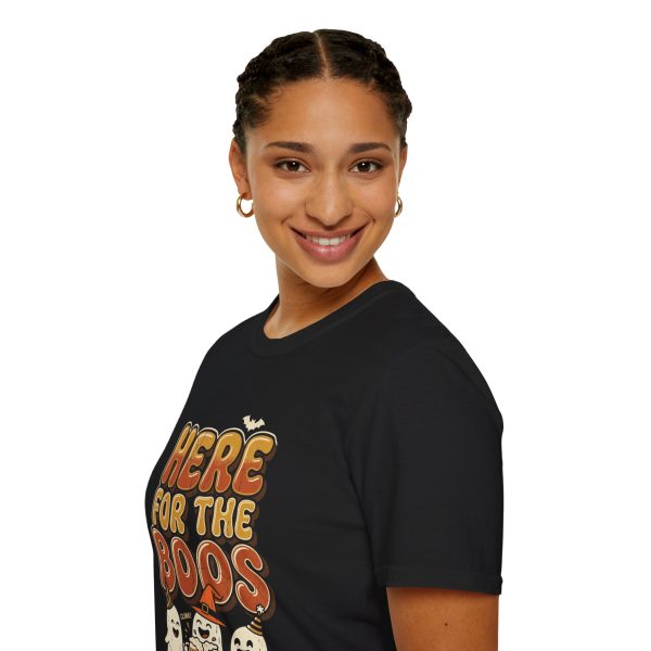 13527248915328070357_2048.jpeg Here for the Boos Halloween T-Shirt — Funny Ghost Party Tee