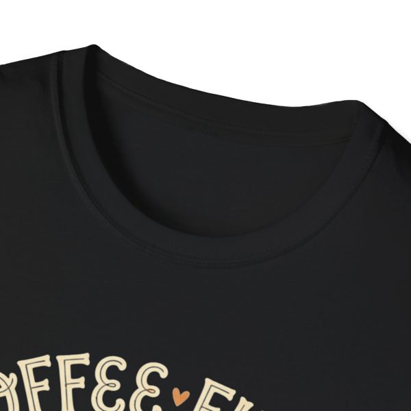 Coffee-First Cat T-Shirt — "Coffee First, Then Cuddles" Cute Cat Graphic Tee