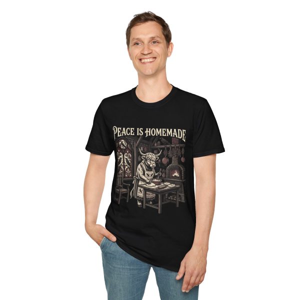 14196240514380227562_2048.jpeg Peace Is Homemade T-Shirt — Cozy Farmhouse Cottagecore Graphic Tee