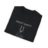Night Shift? No Shift. Bat Graphic T-Shirt — Funny Night Bat Tee