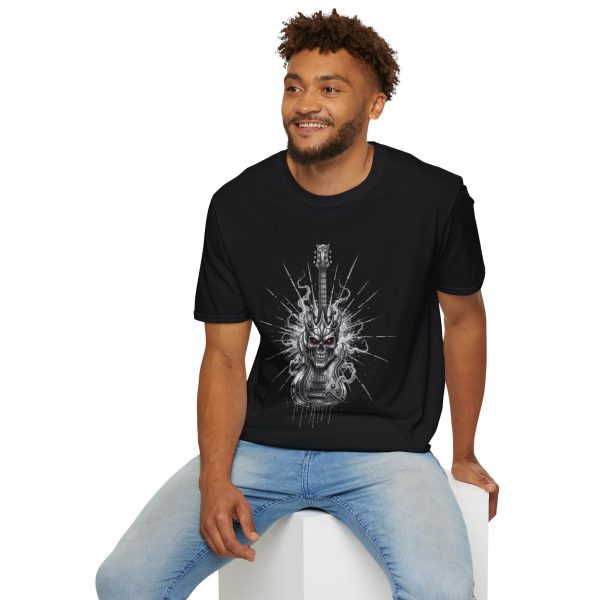 15095036031125293139_2048.jpeg Guitar Skull T-Shirt — Grunge Rock Electric Guitar Tee