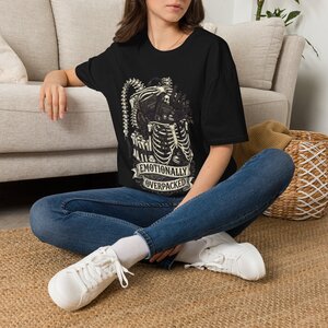 Emotionally Over packaged Skeleton Tee