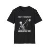 15829712824614685168_2048.jpeg T-Shirt “Early Mornings? Absolutely Not.” Skeleton Funny Morning Tee