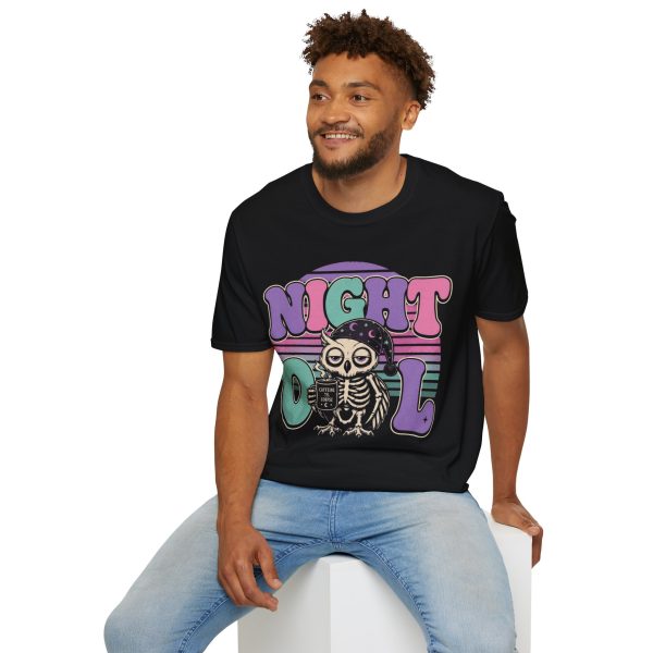 Night Owl T-Shirt — Retro Cute Owl Graphic Tee